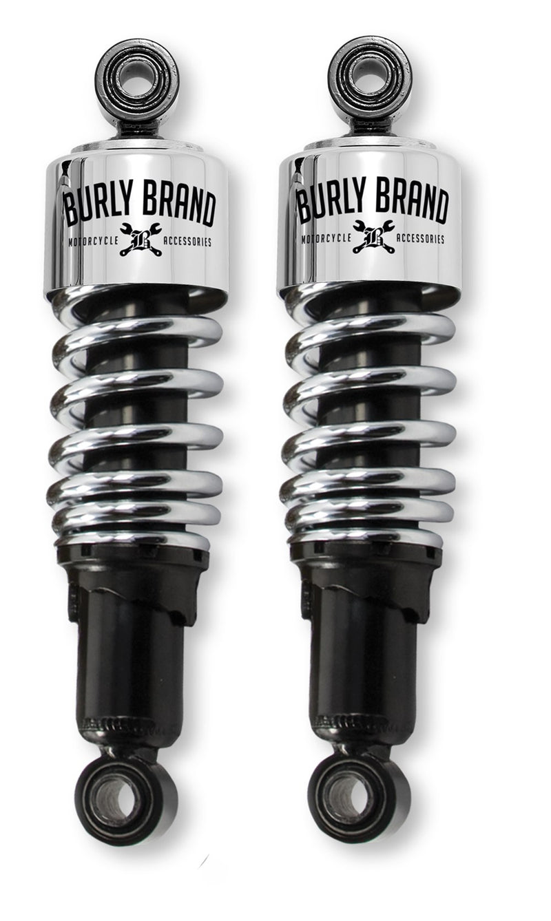 BURLY BRAND Slammer Shock - Chrome - 10.5" - '88-'03 XL - B28-1200