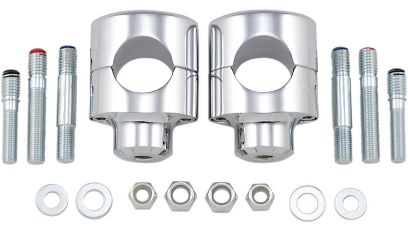 DRAG SPECIALTIES Risers 1 1/2" - Big Buffalo - Chrome - 0602-0465