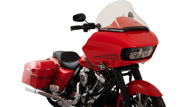 KLOCK WERKS Flare Windshield - 15" Pro-Touring - Clear - FLTR '15-'24 - KWW-01-0313