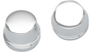 DRAG SPECIALTIES Axle Caps - Chrome - Harley-Davidson 2004-2007 - Front 16-0217-BC114 - PartsOutlet.com.au