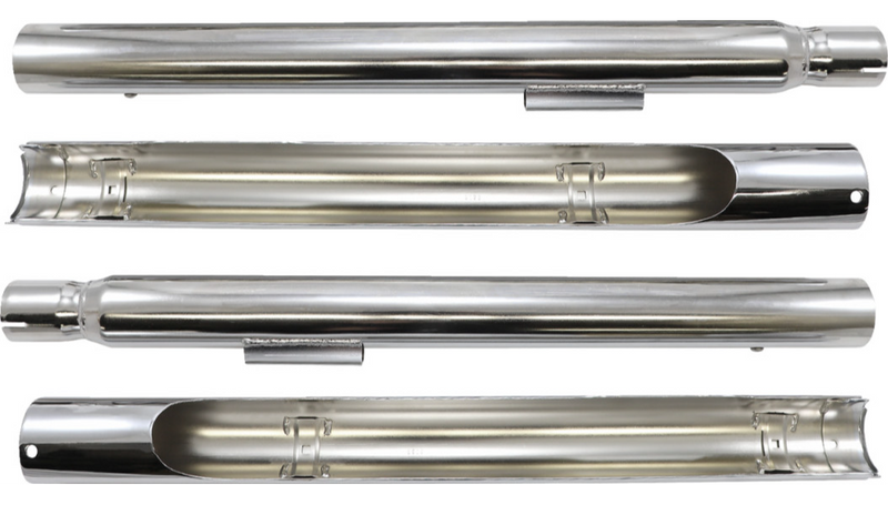 COBRA True Dual Exhaust - Billet Tip - '97-'06 Softail 6984 - PartsOutlet.com.au