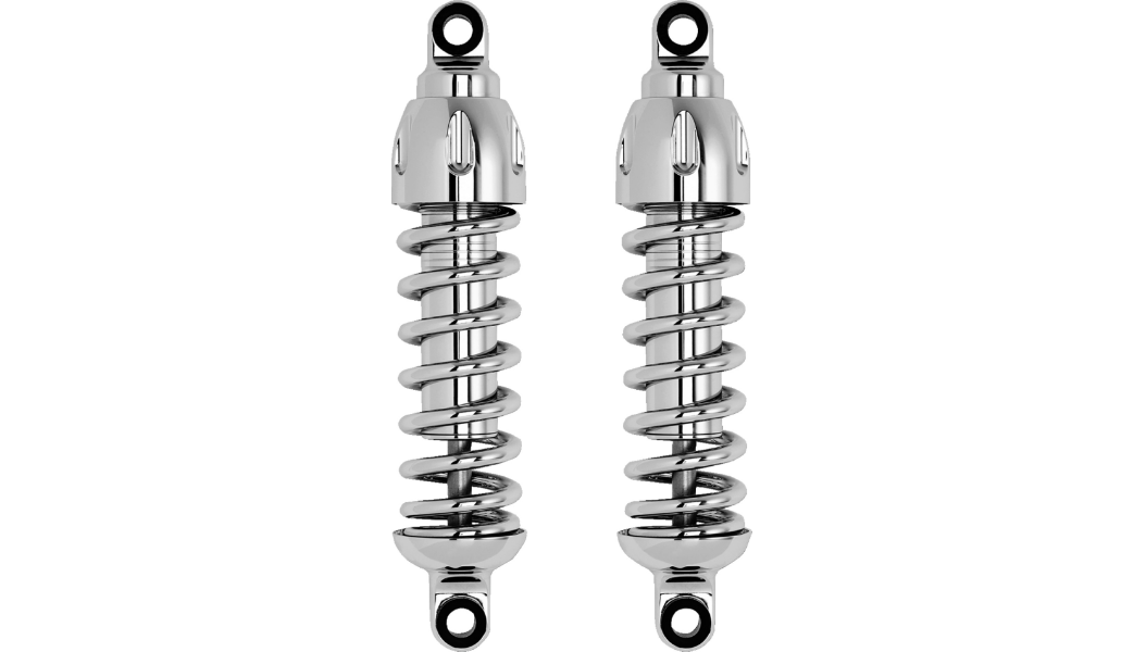 PROGRESSIVE SUSPENSION 430 Series Shock - Chrome - Harley-Davidson Dyna 1991-2017 - Heavy-Duty - 12" 430-4044C