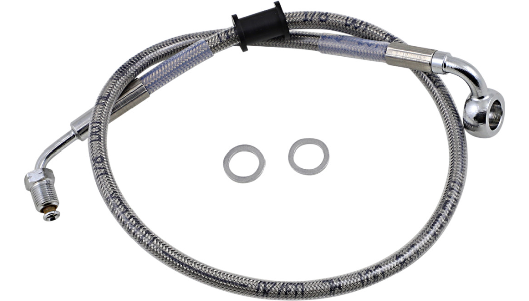 DRAG SPECIALTIES Brake Line - FXDRS '19-'20 - Stainless Steel - 24-1/2" 618675