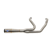 S&S CYCLE S&S Cycle Diamondback 2-1 50 State Exhaust System, Stainless Steel with Black Endcap for 2017-'22 M8 Touring Models - 550-0999A - PartsOutlet.com.au
