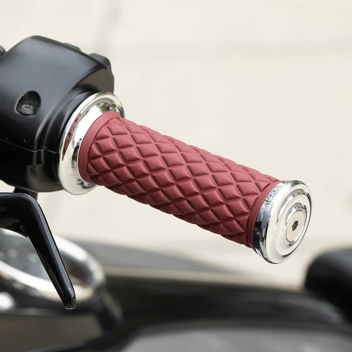 BILTWELL Grips - Alumicore - Replacement - Oxblood 6706-0301 - PartsOutlet.com.au