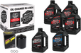 MAXIMA RACING OIL '99-'17 Twin Cam Synthetic 20W-50 Oil Change Kit - Black Filter 90-119016PB - PartsOutlet.com.au