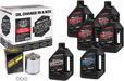 MAXIMA RACING OIL '99-'17 Twin Cam Synthetic 20W-50 Oil Change Kit - Chrome Filter 90-119016PC - PartsOutlet.com.au