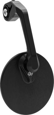 GILLES TOOLING Mirror - MOON - Side View - Round - Black - Right/Left - Each M04-02-BD