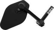 GILLES TOOLING Mirror - STRATOS - Side View - Diamond - Black - Right/Left - Each M03-01-BD