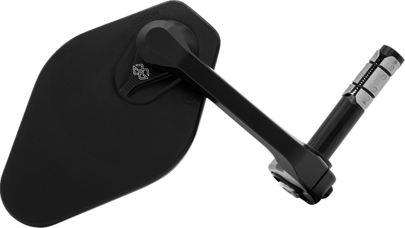 GILLES TOOLING Mirror - STRATOS - Side View - Diamond - Black - Right/Left - Each M03-01-BD