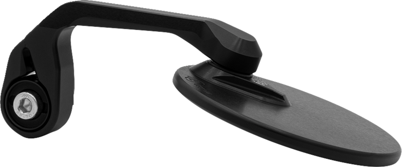 GILLES TOOLING Mirror - MOON - Side View - Round - Black - Right/Left - Each M04-02-BD