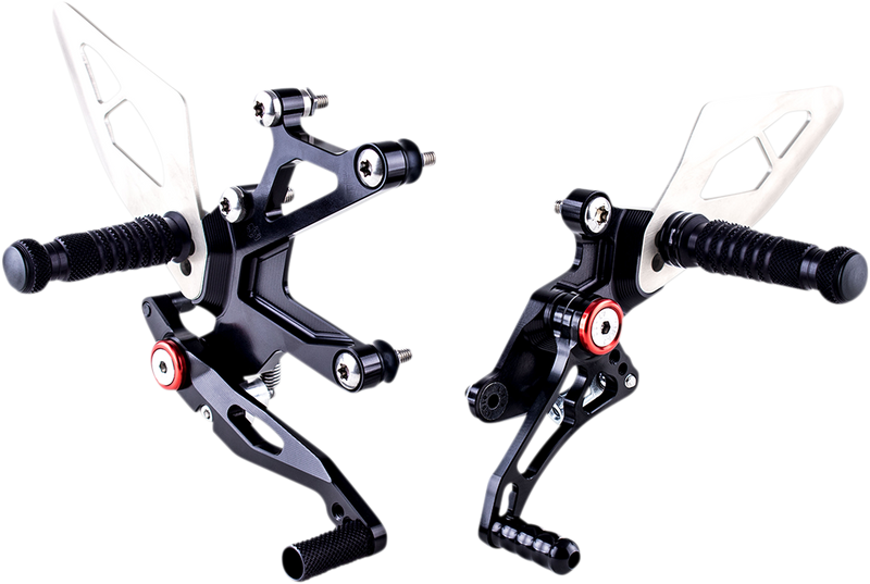 GILLES TOOLING FXR Rearset - Black FXR-K06-B