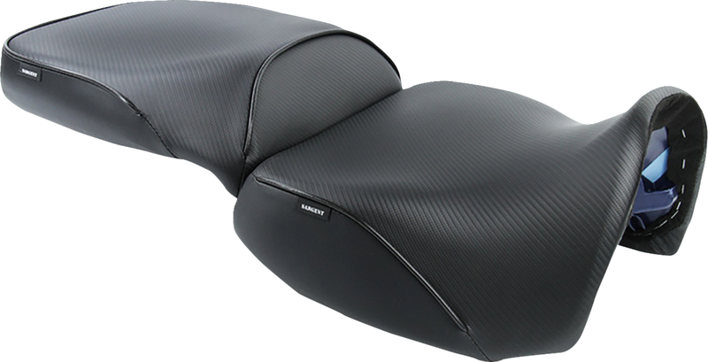 SARGENT Two-Piece Seat - Black - CarbonFX - Pan America '21-'26 SHD-1920-19