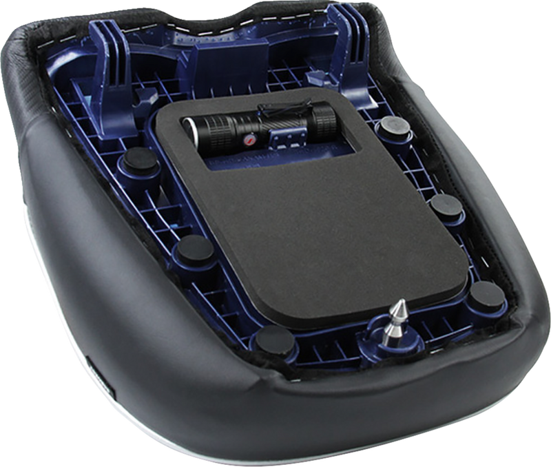 SARGENT Two-Piece Seat - Black - CarbonFX - Pan America '21-'26 SHD-1920-19