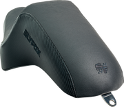 SLYFOX Drifter Seat - Black Logo - Black Vinyl w/ Slipstop - Carbon Fiber - XL '04-'22 4684A-slyfox