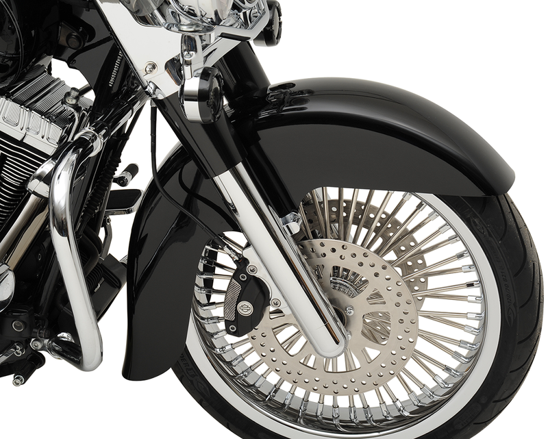 KLOCK WERKS Benchmark Front Fender Kit - Non-Raked - Steel - 21" - FL '14-'23 - KWF-01-0101-2014