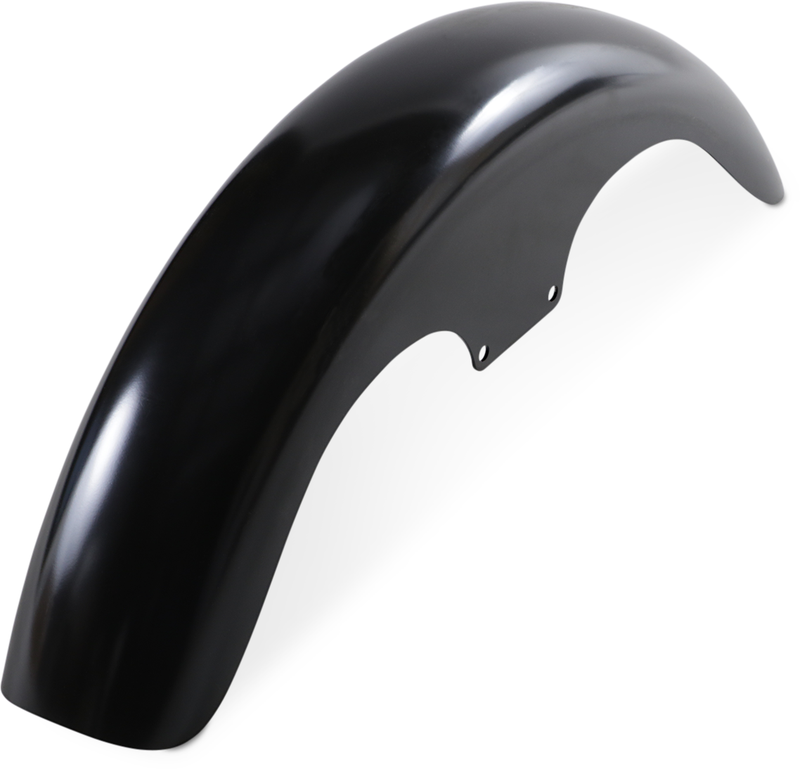 KLOCK WERKS Front Fender - Klub - Black - 19" - Harley-Davidson '91-'05 - KWF-03-0004