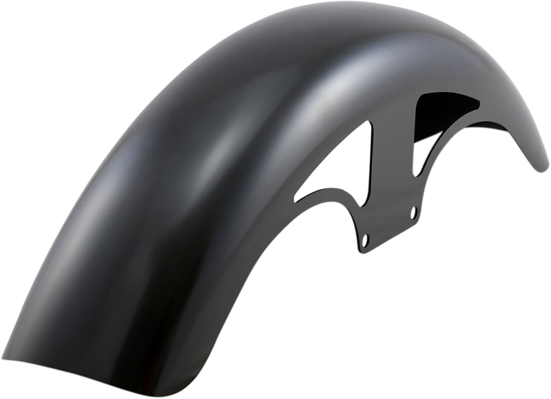 KLOCK WERKS Front Fender - P-Tom - Black - 19" - Harley-Davidson '91-'05 - KWF-03-0007