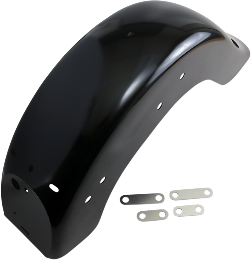 KLOCK WERKS Benchmark Rear Fender - Frenched - Steel - Softail 2018-2023 - KWF-02-0488-F - PartsOutlet.com.au