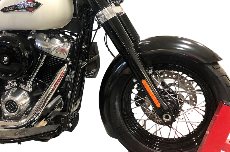 KLOCK WERKS Front Fender - Slicer - Black - 19" - Softail '18-'23 - KWF-02-0519
