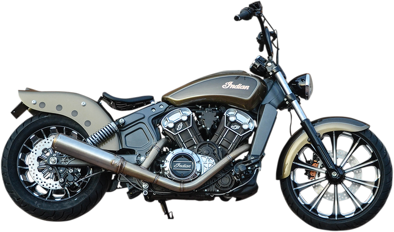 KLOCK WERKS Outrider Front Fender - Steel - 16"-19" - Indian Scout '15-'24 - KWF-04-0339