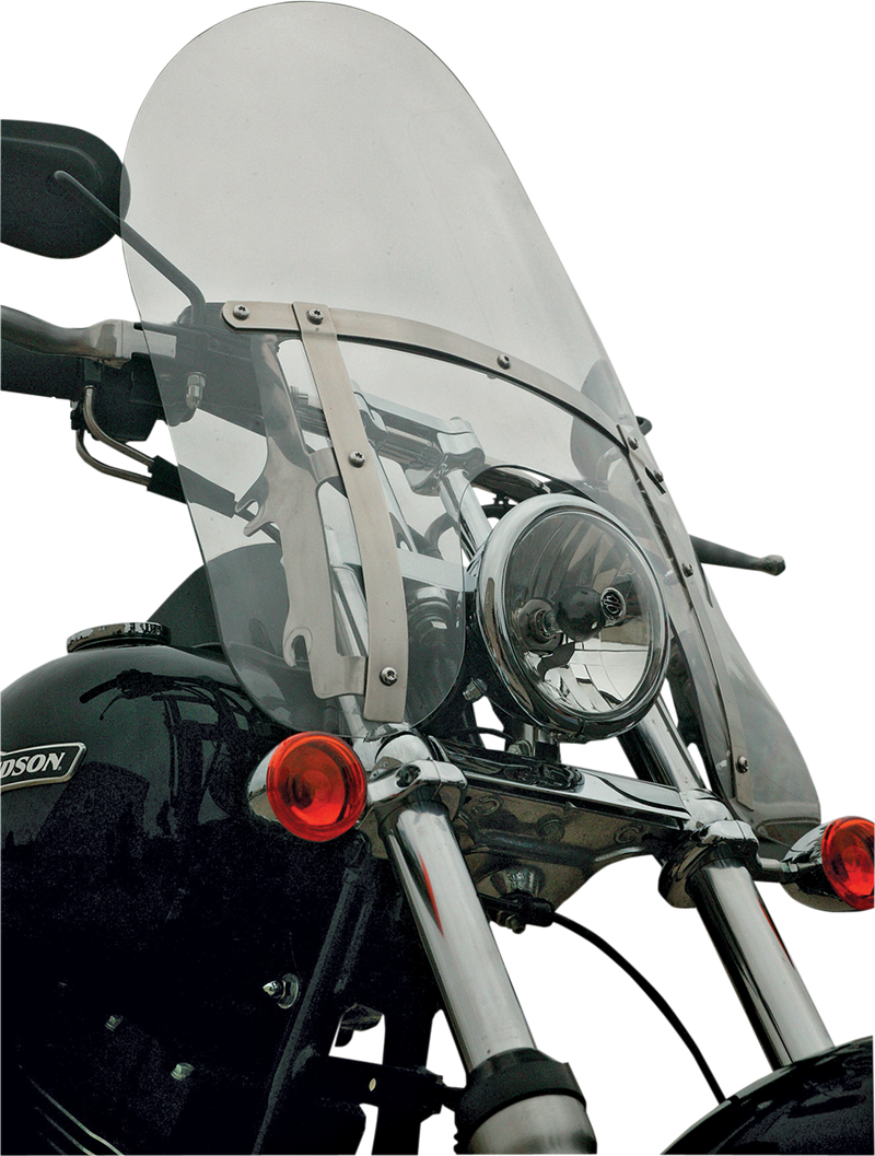 KLOCK WERKS Flare Windshield - 18" - Clear - FXDWG '88-'19 - KWW-02-0223