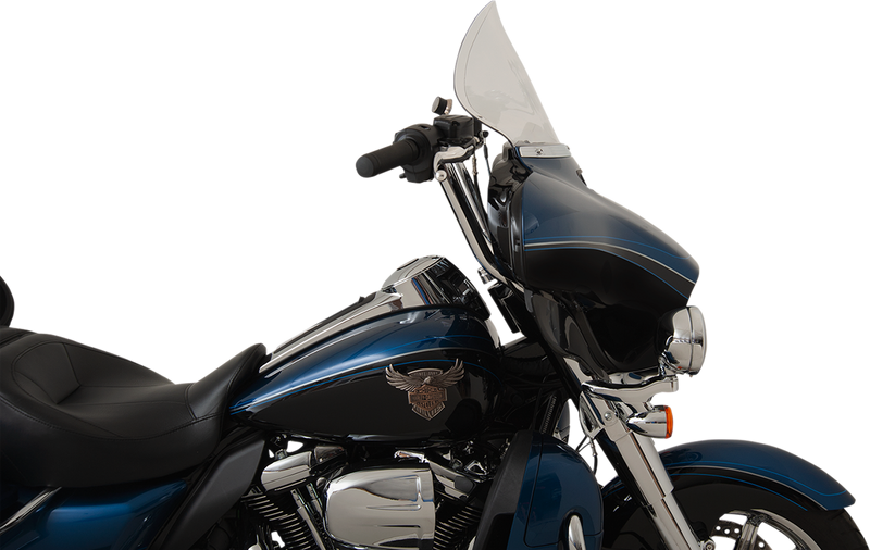 KLOCK WERKS Flare Windshield - 11-1/2" - Clear - FLHT '14-'25 - KWW-01-0206-2014