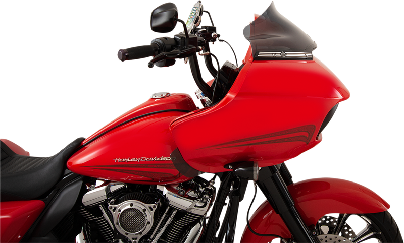 KLOCK WERKS Flare Windshield - 9" - Dark Smoke - FLTR '15-'24 - KWW-01-0326
