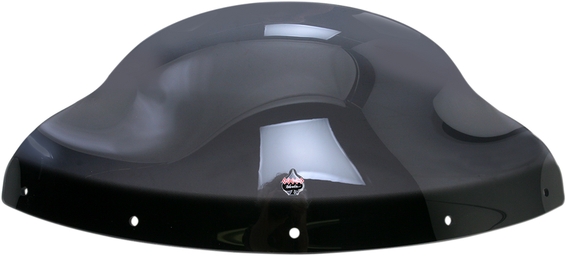 KLOCK WERKS Flare Windshield - 9" - Dark Smoke - Kawasaki '09-'24 - KWW-06-0024