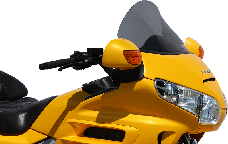 KLOCK WERKS Flare Windshield - Dark Smoke - GL1800 2001-2017 - KWW-06-0251 - PartsOutlet.com.au