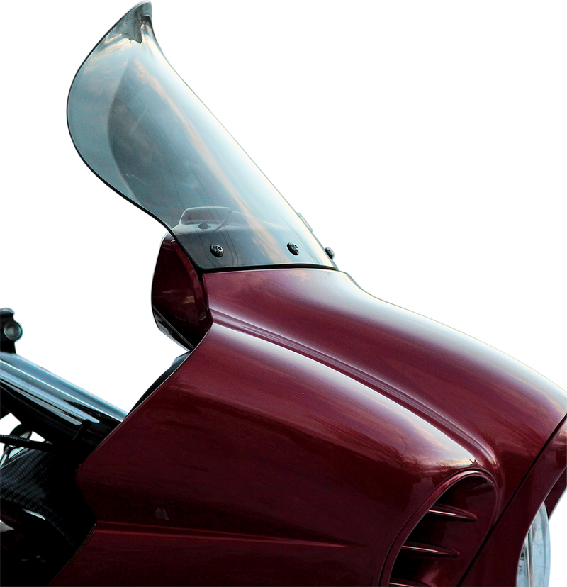 KLOCK WERKS Flare Windshield - 12" - Tinted - Kawasaki '09-'22 - KWW-06-0047