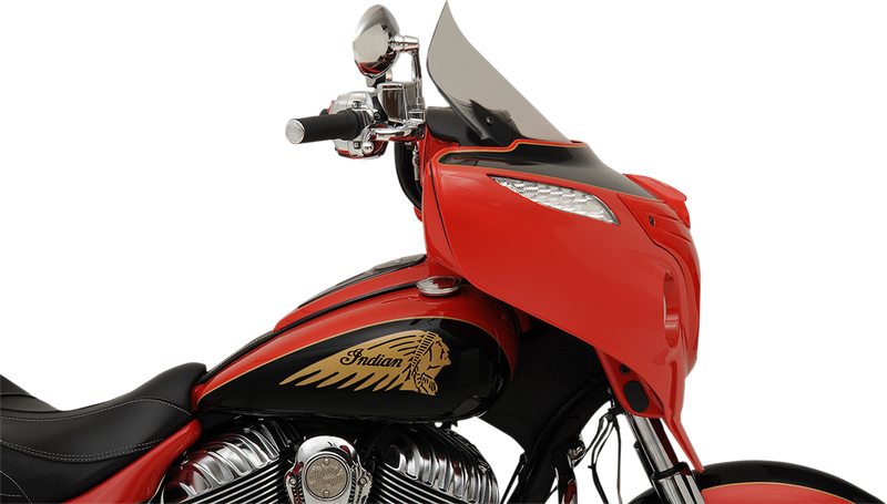 KLOCK WERKS Flare Windshield - 14" - Tall - Clear - Indian Chieftain '14-'25 - KWW-04-0497