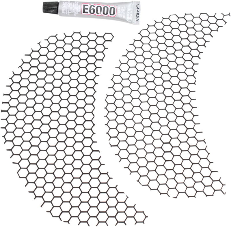 KLOCK WERKS Fairing Vent Screen - Honeycomb - Road Glide 2015-2023 - KWS-01-0320-B - PartsOutlet.com.au