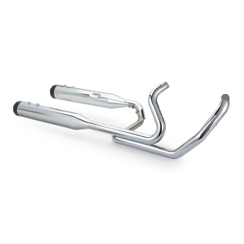 S&S CYCLE EL DORADO EXHAUST SYSTEM for M8 TOURING MODELS–Chrome with Black Thruster End Cap 550-0699C - PartsOutlet.com.au