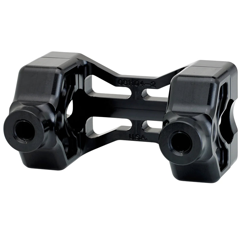 JOKER MACHINE Handlebar Clamp - 900 - Harley Davidson - Black 03-861B - PartsOutlet.com.au