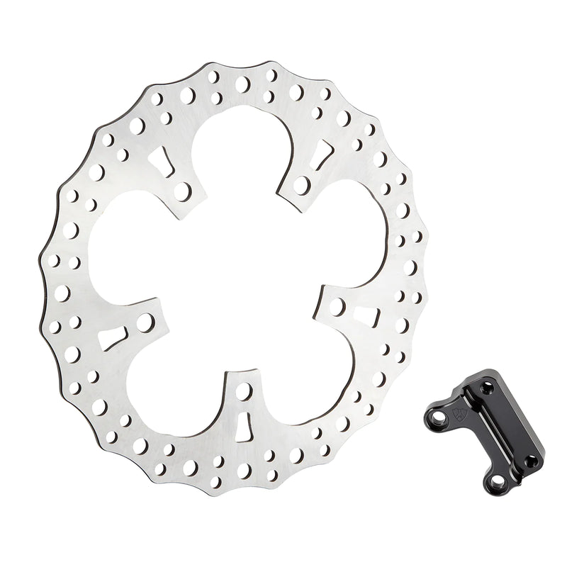 ARLEN NESS 13" JAGGED BIG BRAKE ROTORS, '14-'24 FLT - Right 300-013