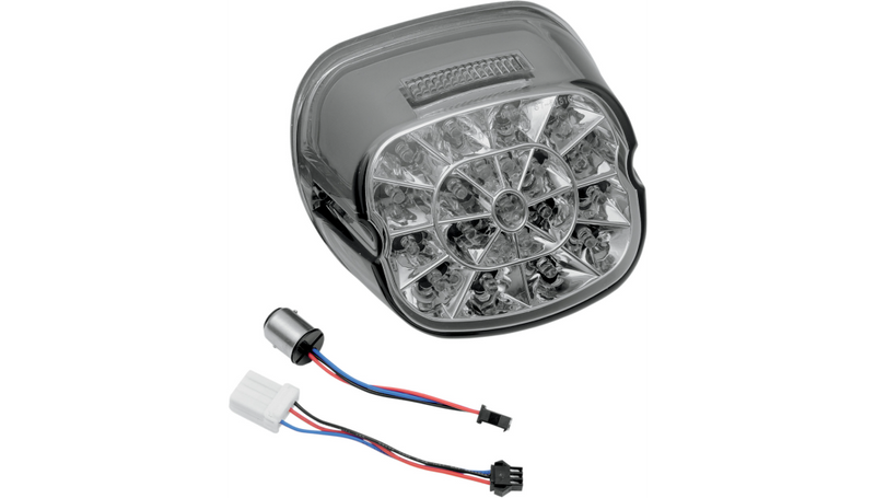 DRAG SPECIALTIES Taillight - Smoke - Harley-Davidson 1999-2024 - Top Tag 161273 - PartsOutlet.com.au