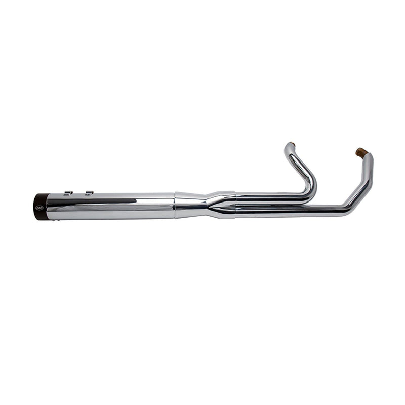 S&S CYCLE SIDEWINDER® 2-1 for 1995–’09 FL MODELS — 1995–’03, 2007 FL MODELS — CA emissions legal–Chrome 550-0776 - PartsOutlet.com.au