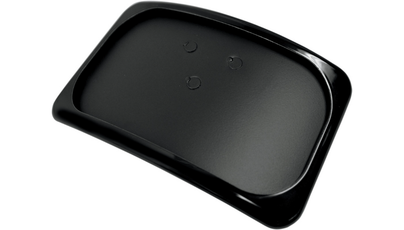 DRAG SPECIALTIES License Plate Mount - 3 Hole - 7" Gloss Black - 2030-0628