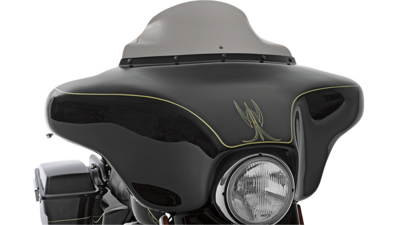 KLOCK WERKS Flare Windshield - 6-1/2" - Black - FLHT '86-'95 - KWW-01-0196