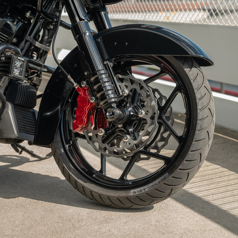 ARLEN NESS SPIDER HUB KIT FOR FRONT WHEELS, BLACK - Harley-Davidson '08-'23 - 71-660 - PartsOutlet.com.au