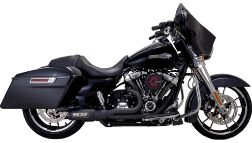 VANCE & HINES Hi-Output RR Exhaust System - Matte Black - '17-'23 FL - 47321 - PartsOutlet.com.au