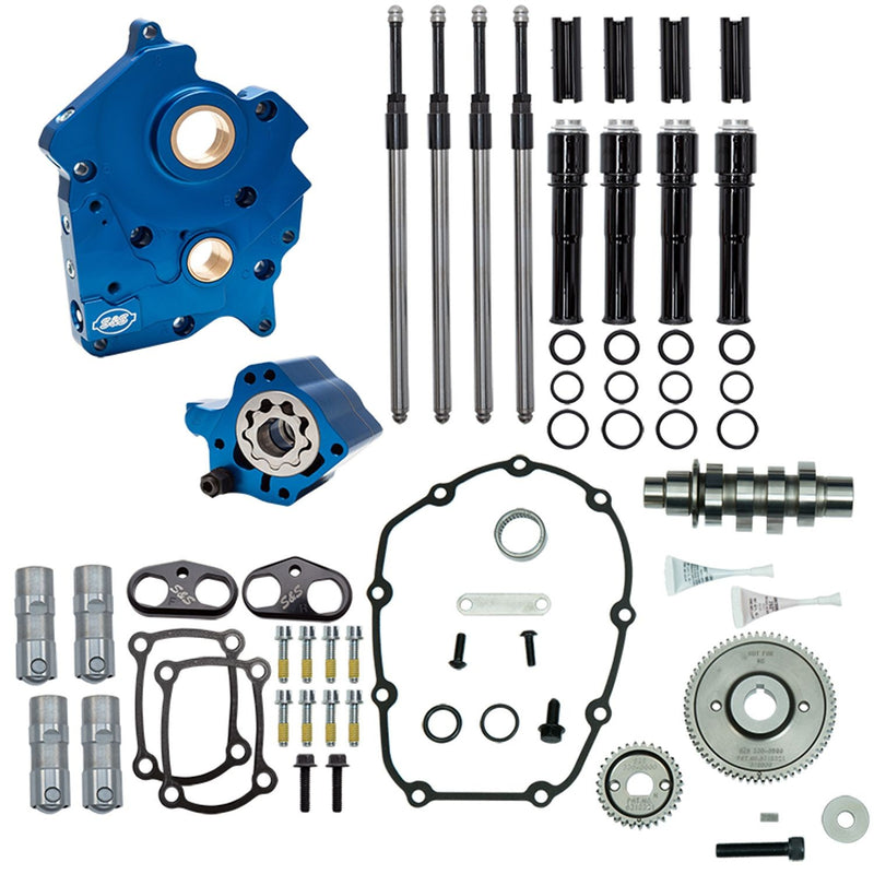 S&S CYCLE Gear Drive 475G Cam Chest Kit with Black Pushrod Tubes for Oil Cooled 2017-up M8 Models 310-1014A - PartsOutlet.com.au