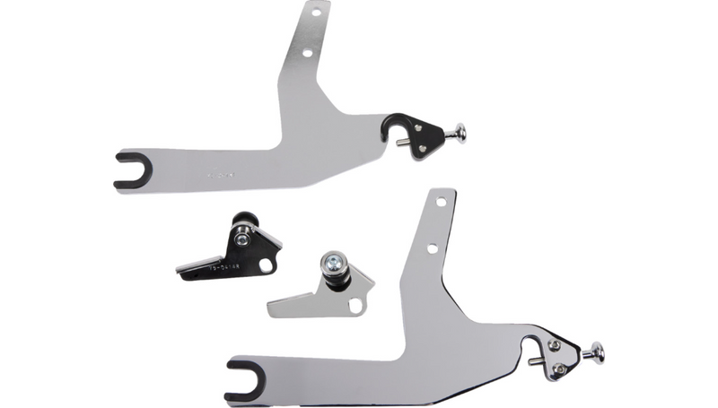 COBRA Backrest Kit - 14" - Chrome - '00-'17 Softail - 602-2001