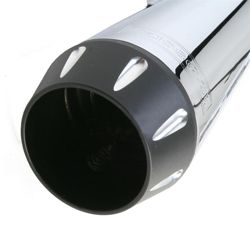 BASSANI XHAUST Road Rage 2:1 Exhaust - Short - FXR '84-'00 -Chrome 1FXR2 - PartsOutlet.com.au