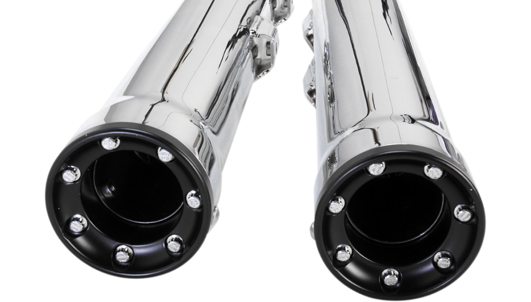 COBRA 3" RPT Mufflers for '00-'06 Softail - Chrome 6054