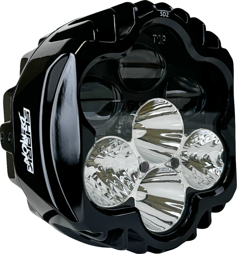 CUSTOM DYNAMICS LED Headlight - Shark Demon? - FLHX/SE SD2-23BAT-W
