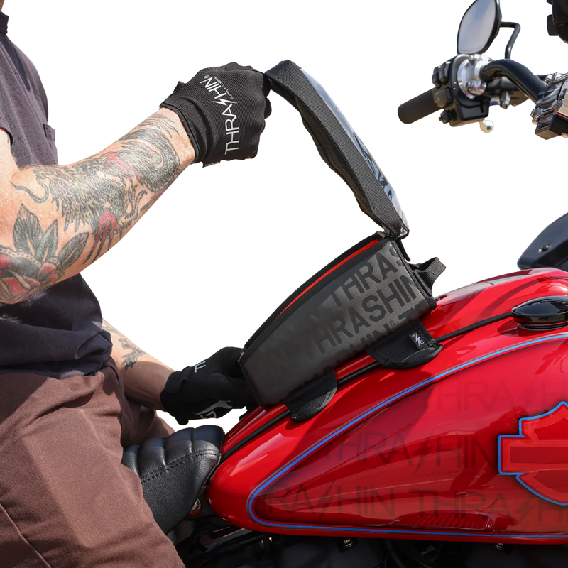 THRASHIN SUPPLY CO. Magnetic Tank Bag - 3.5L - Black TSB-0017 - PartsOutlet.com.au