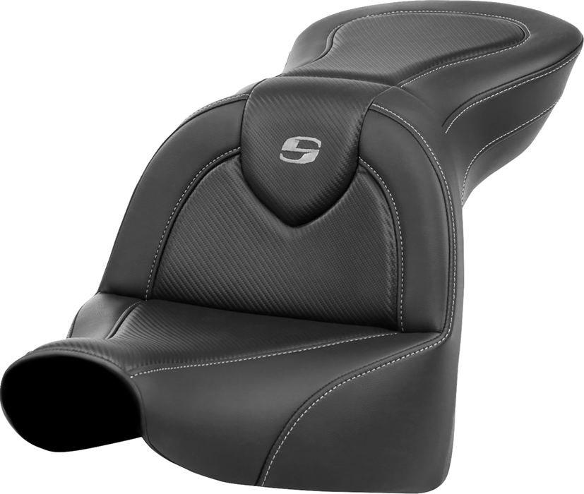 SADDLEMEN Roadsofa Seat - without Backrest - Carbon Fiber - FXBR/S '18-'20 818-31-185 - PartsOutlet.com.au