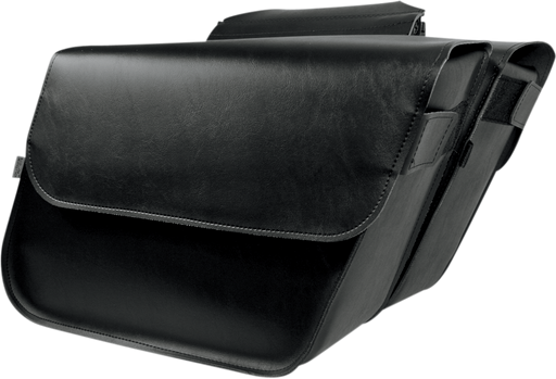 WILLIE & MAX LUGGAGE Raptor Saddlebag - Black - Super Slant 58803-00